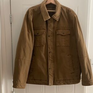 Levi's Brown Lightweight trucker Shirt Jacket with Pointed Collar